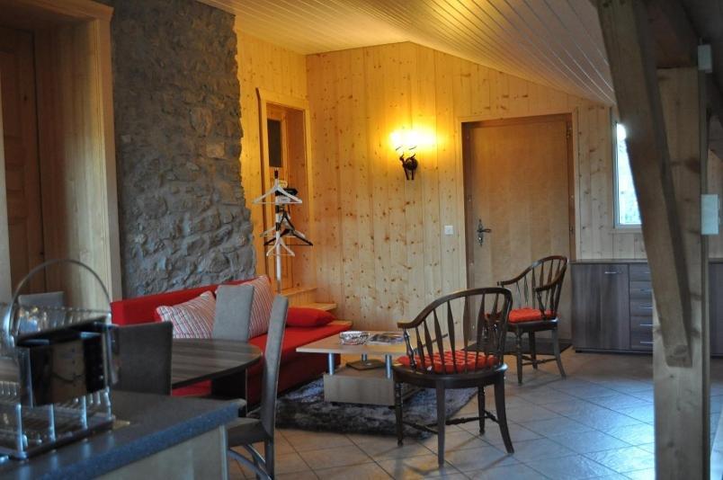 Studio De Vacances Philipona Granges 객실 사진